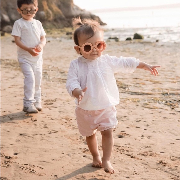 Paz Rodriguez Smocked Blouse Velvet Shorts - Picture 2 of 10